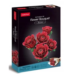 CubicFun 312 db-os 3D puzzle - Rózsacsokor (P865)