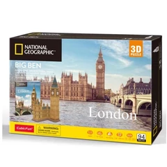 CubicFun DS0992 - Natinal Geographic, Big Ben - 117 db-os 3D puzzle