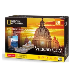 CubicFun DS0997 - National Geographic, Szent Péter-bazilika - 101 db-os 3D puzzle
