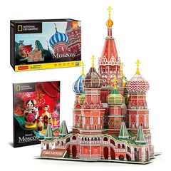 CubicFun DS0999 - National Geographic, City Travel St.Basil's Cathedral - 224 db-os 3D puzzle