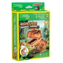 CubicFun DS1169 - Mini National Geographic Kids T-Rex - 47 db-os 3D puzzle