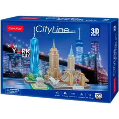 CubicFun MC255 - City Line New York - 123 db-os 3D puzzle