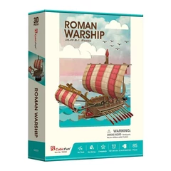 CubicFun T4032 - Római hadihajó - 85 db-os 3D puzzle