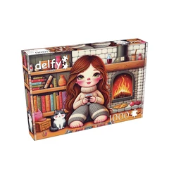 Delfy 1000 db-os puzzle - Fireside Evening Bliss (DE-25009)