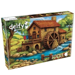 Delfy 1000 db-os puzzle - Golden Watermill Afternoon (DE-26010)