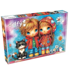 Delfy 1000 db-os puzzle - Joyful Childhood Trio (DE-26012)