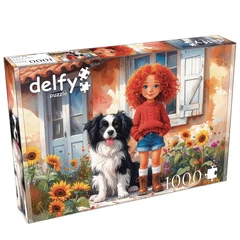 Delfy 1000 db-os puzzle - Red Curls and Paws (DE-26018)