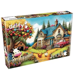 Delfy 1000 db-os puzzle - Vivid Farm Life (DE-26026)