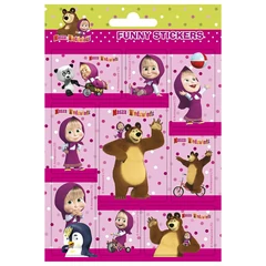 Mása és a medve matrica 11 x 16 cm (NFMN)