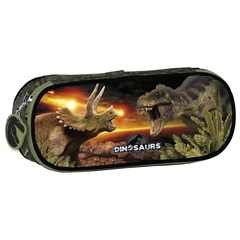 Derform - Dinoszauruszok ovális tolltartó - Battle (P1ADN18)