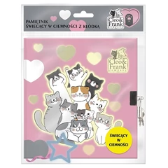 Derform - Cleo és Frank cicás kulcsos napló 15 x 17 cm - Friends (PSCKCF39)