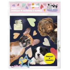 Derform - Cleo és Frank kutyás kulcsos napló 15 x 17 cm - Friendship (PSCKCF40)