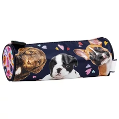 Derform - Cleo és Frank kutyás henger alakú tolltartó - Friendship (PTCF40)