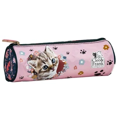 Derform - Cleo és Frank cicás henger alakú tolltartó - Cutie (PTCF41)