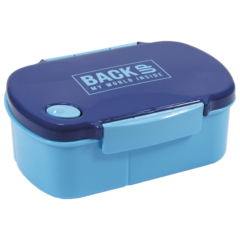 BackUp műanyag csatos uzsonnás doboz - Kék