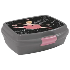 Derform - Balerina műanyag uzsonnás doboz - Ballet shoes (SBL11)