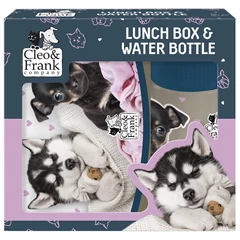 Cleo és Frank kutyás uzsonnás doboz kulaccsal - Nap time