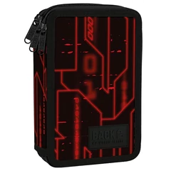 BackUp felszerelt 3 emeletes tolltartó - Black, red (PB7EW51)