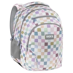 BackUp hátizsák - 2 rekeszes - Pasztell kockák (PLB8W01)