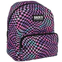 BackUp iskolatáska, hátizsák - 1 rekeszes - Blue pepita (PLB7C20)