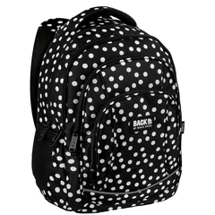 BackUp iskolatáska, hátizsák - 3 rekeszes - Retro Dots (PLB8A05)