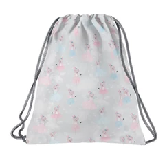 BackUp Nyuszis tornazsák - Balettozó nyuszik