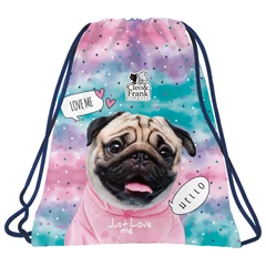 Cleo és Frank kutyás tornazsák - Just love me (WOCF36)