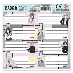 BackUp 8 db-os füzetcímke - Manga (NNZB6A02)