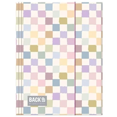 BackUp A/4 gumis mappa - Pasztell kockák (TGA4B8A01)