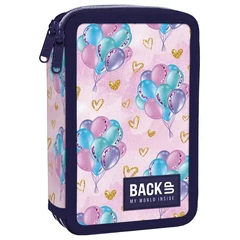 BackUp felszerelt emeletes tolltartó - Ballons (PB7DW41)