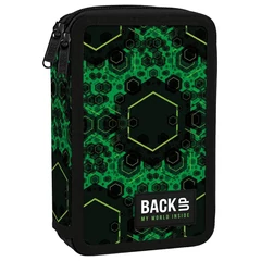 BackUp felszerelt emeletes tolltartó - Black, green (PB7DW45)