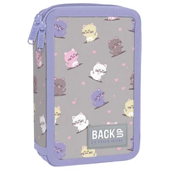BackUp felszerelt emeletes tolltartó - Kawaii macskák (PB8DW02)