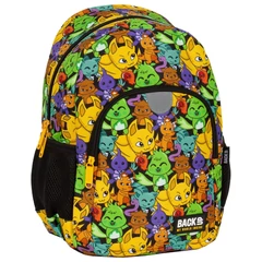 BackUp Fiús ovis hátizsák mellpánttal - 1 rekeszes - Űrbéli állatkák (PLB6T62)