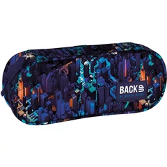 BackUp Geometrikus ovális tolltartó - Felhőkarcolók