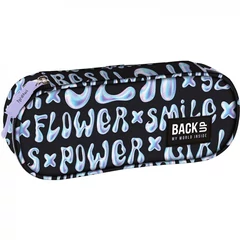 BackUp Hologramos ovális tolltartó - Hologramos feliratok