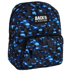 BackUp hátizsák - 1 rekeszes - Black, blue (PLB7F44)