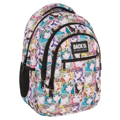 BackUp iskolatáska, hátizsák - 3 rekeszes - Girls (PLB7O14)