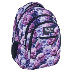 BackUp iskolatáska, hátizsák - 3 rekeszes - Virágos (PLB7O02)