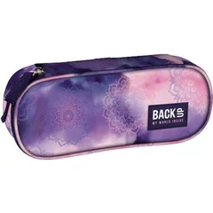 BackUp Mandalás ovális tolltartó - Rózsaszín mandalák