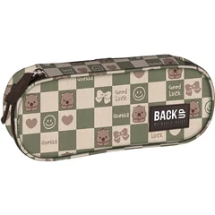 BackUp ovális tolltartó - Cute checkered (PB8A17)
