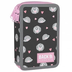 BackUp Sünis felszerelt 3 emeletes tolltartó - Sündisznók (PB6EW16)