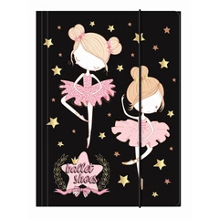 Balerina A/4 gumis mappa - Ballet shoes (TGA4BL12)