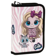 Best Friends kihajtható tolltartó - Cute