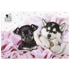 Cleo és Frank kutyás asztali könyöklő - Nap time