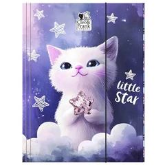 Cleo és Frank cicás A/4 gumis mappa - Little star (TGA4CF47)