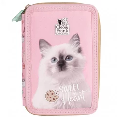 Cleo és Frank cicás felszerelt emeletes tolltartó - Sweet Heart (PWDCF45)