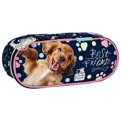 Cleo és Frank kutyás ovális tolltartó - Best Friends (P1ACF44)