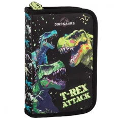 Dínós felszerelt kihajtható tolltartó - T-Rex Attack (PWJDN20)