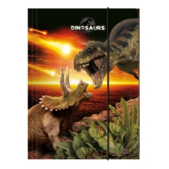 Dinoszauruszok A/4 gumis mappa - Battle
