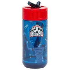 Football tritán kulacs 330 ml - sötétkék (BAPI19)